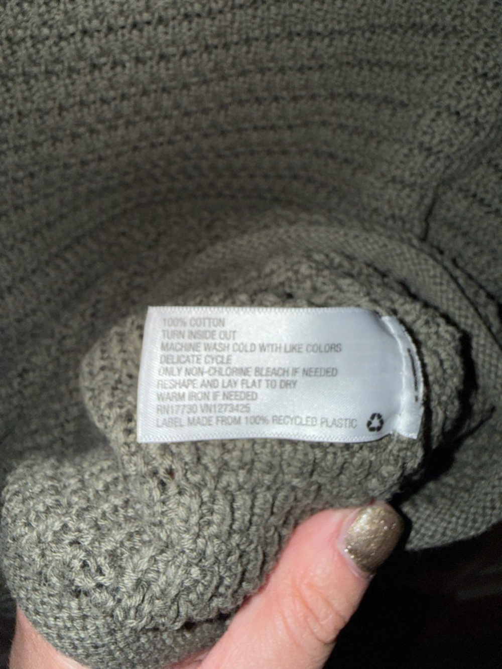 Universal Thread Olive Ribbed Crewneck Sweater - Picture 4 of 4